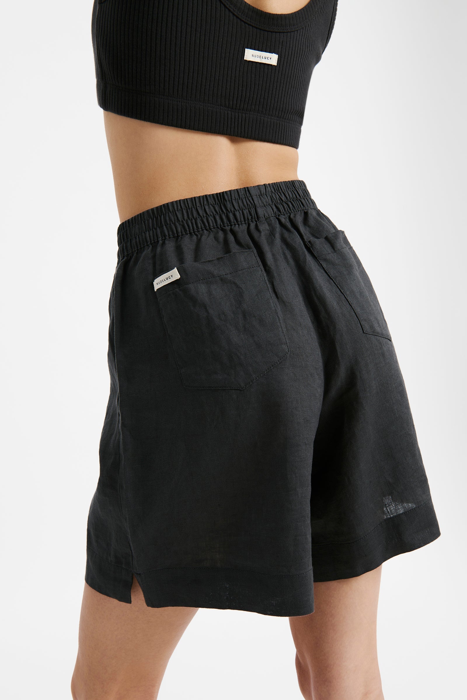 Lounge Heritage Linen Short Coal 