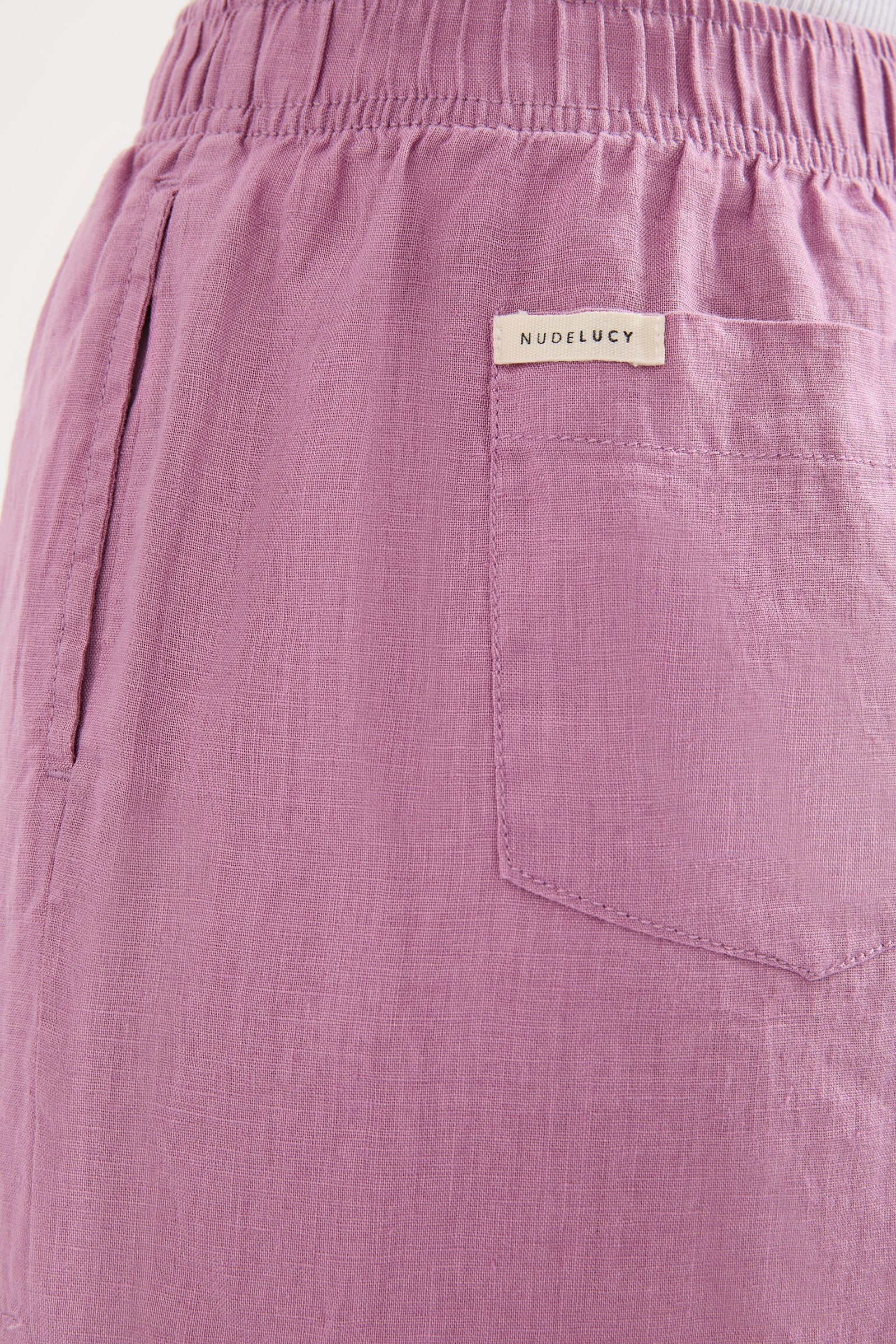 Lounge Linen Pant Grape 