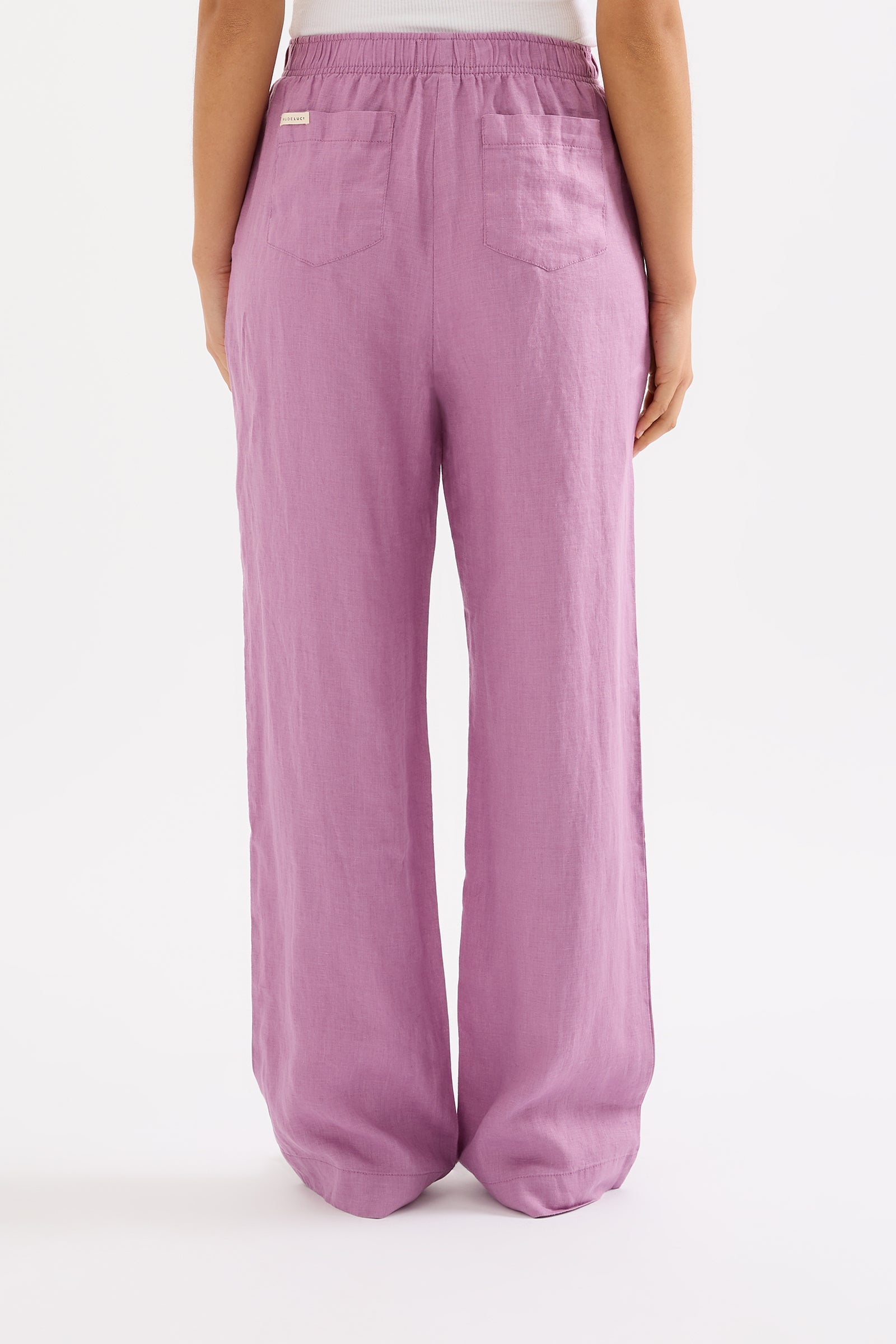 Lounge Linen Pant Grape 