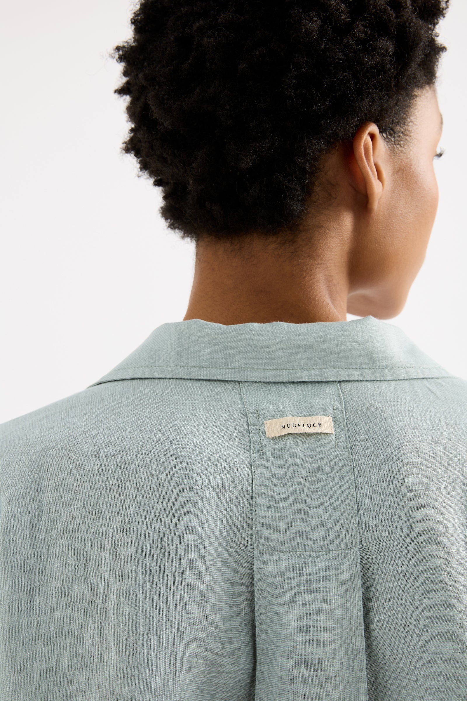 Lounge Linen Shirt Seafoam 