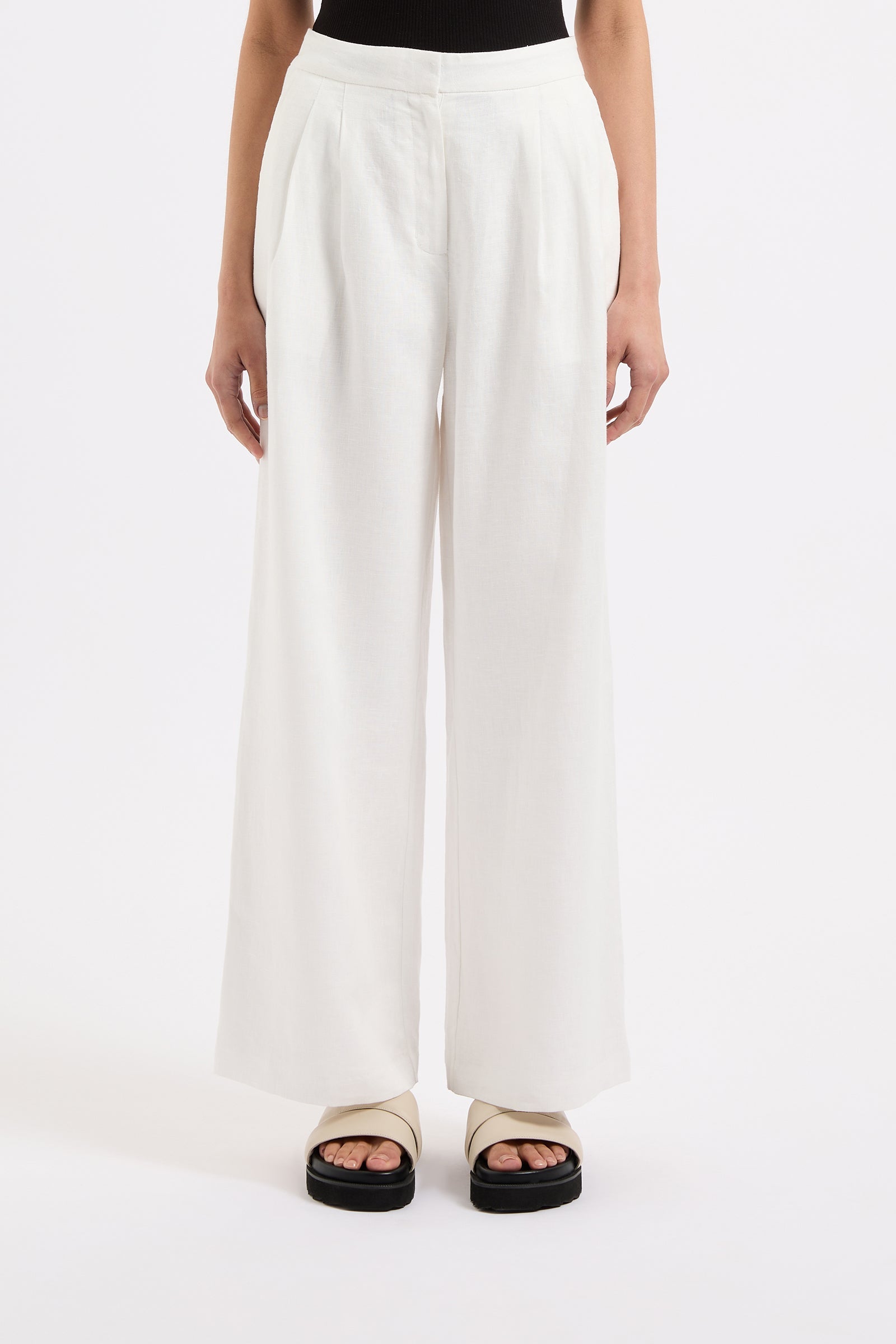 Thilda Linen Pant White 