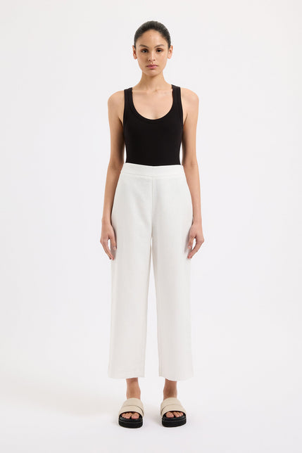 Thilda Linen Culotte White 