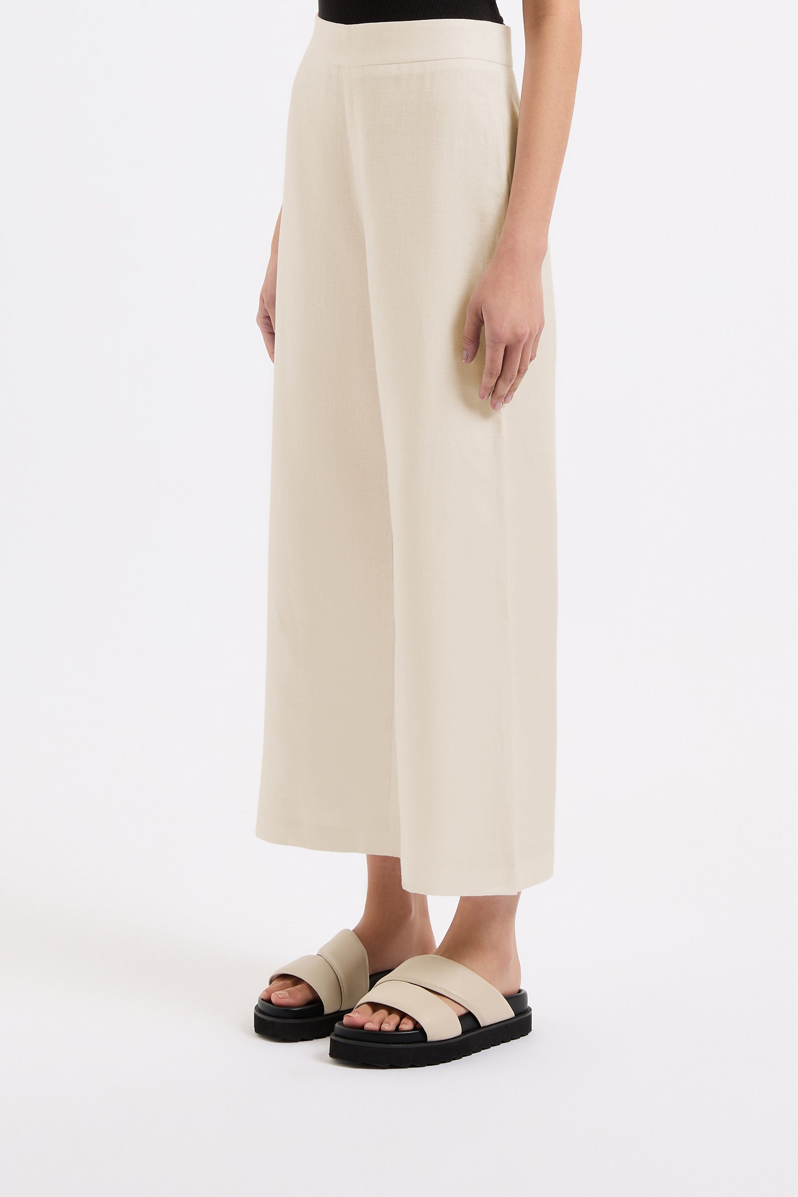 Thilda Linen Culotte Natural 