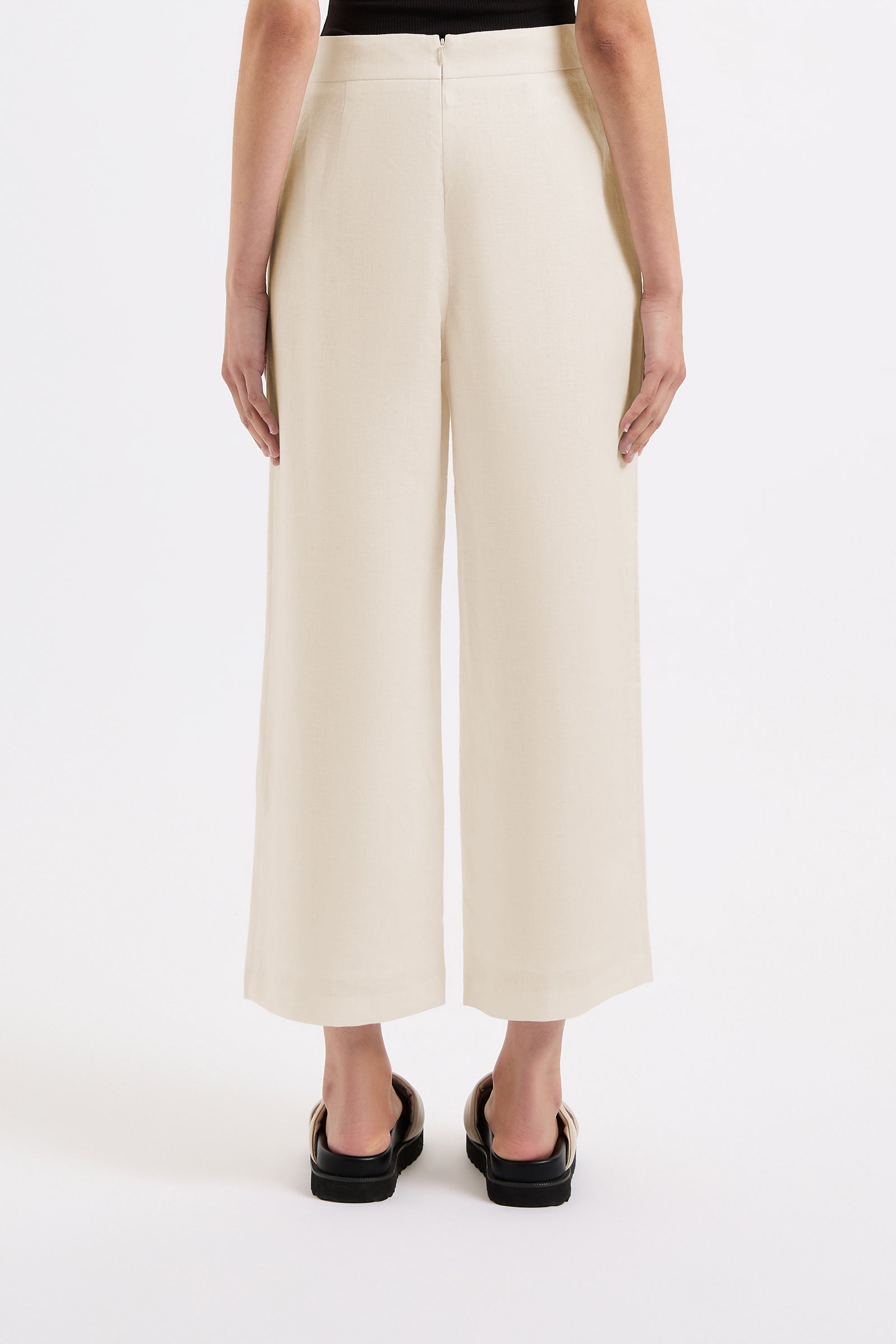 Thilda Linen Culotte Natural 