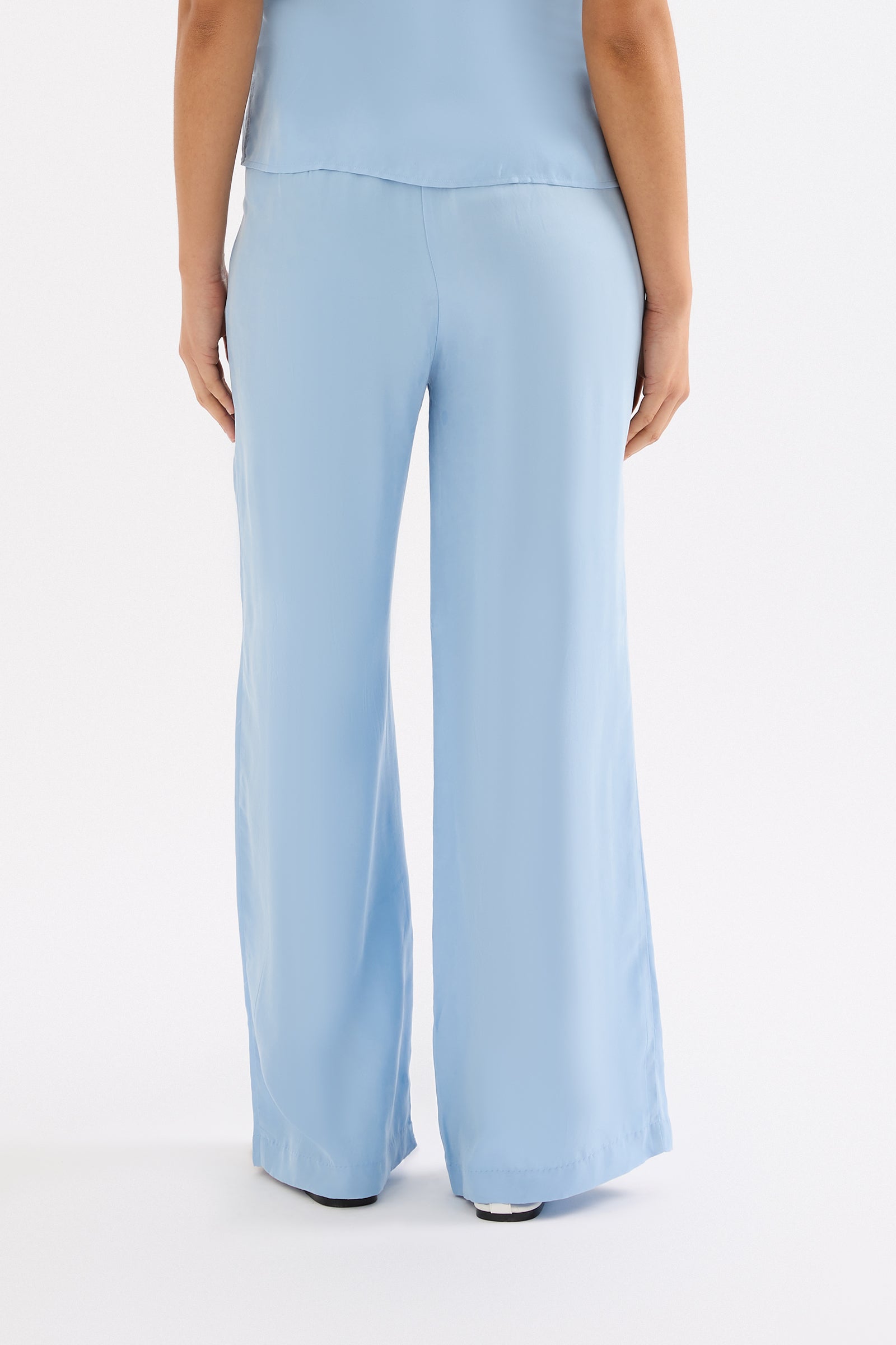 Lea Cupro Pant Lake Blue 