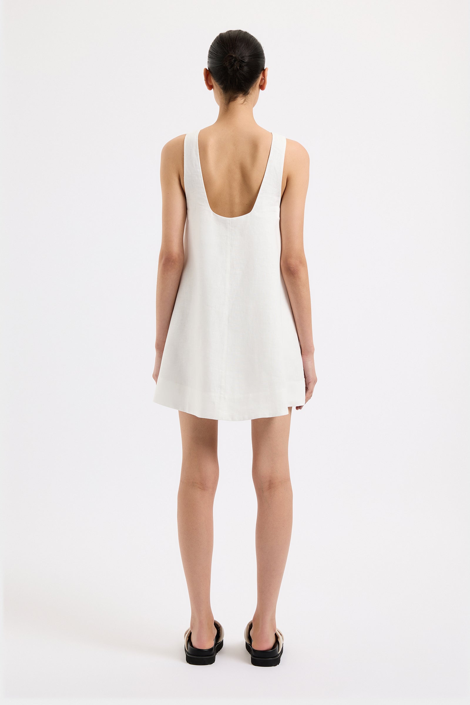 Nemi Linen Dress White 