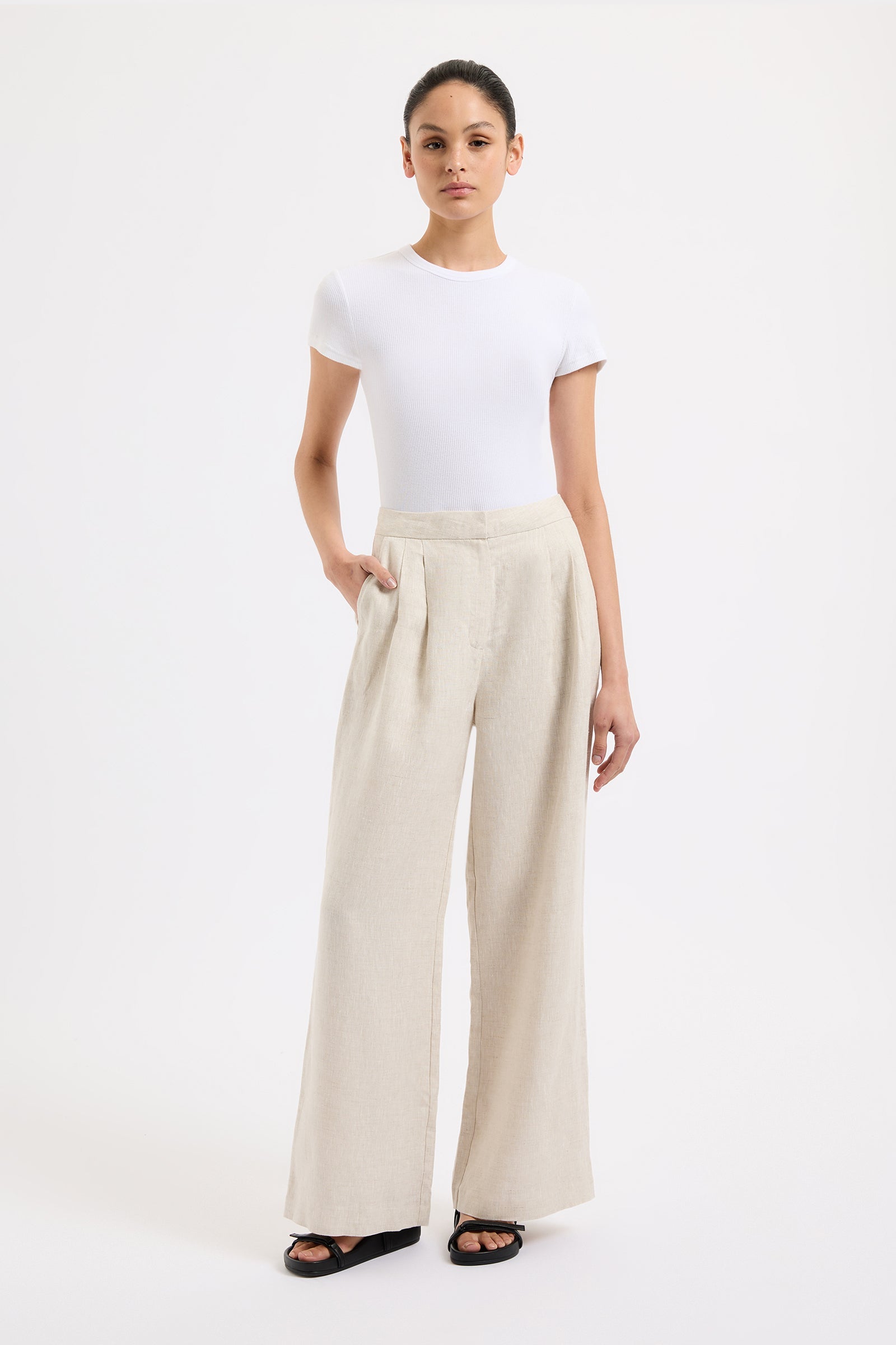 Thilda Linen Pant Natural 