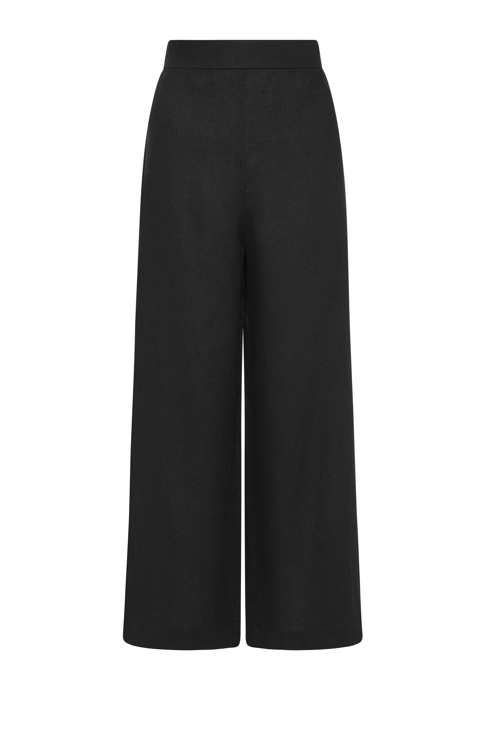 Thilda Linen Culotte Black 